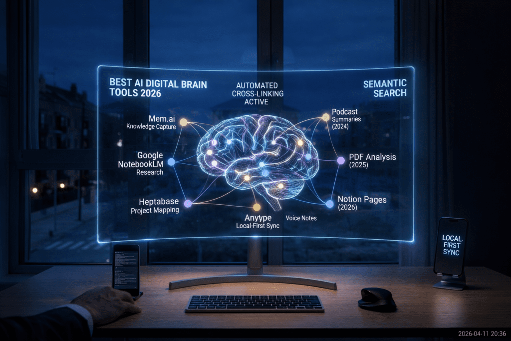 Best AI Digital Brain Tools 2026: Build Your Second Brain
