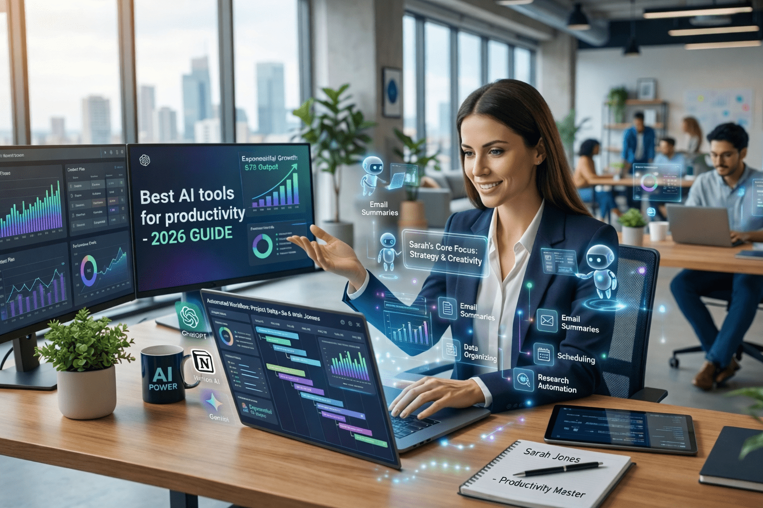 Best AI tools for productivity in 2026 for professional workflow automation and exponential growth.