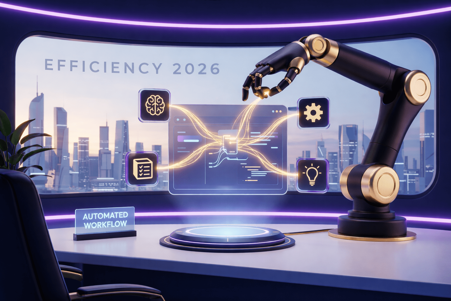 Step-by-step guide to building an automated AI workflow in 2026 showing ChatGPT and Notion integration.