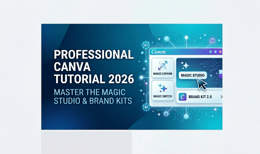 Professional Canva Tutorial 2026 Guide Dashboard Interface
