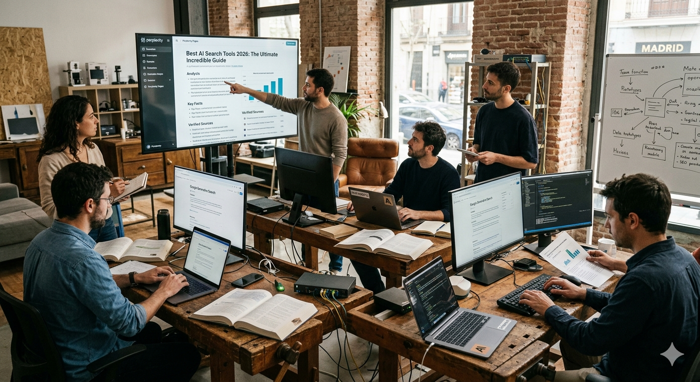 Best AI search tools 2026 Perplexity Pages research tutorial.