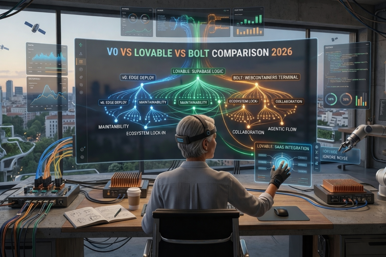 v0 vs Lovable vs Bolt comparison 2026